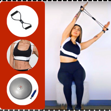 Back Brace, Exercise Equipment, Posture Corrector, Resistance Band, Wobble Cushion