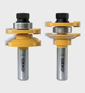 XDENGP 2PCS Ogee Style Rail and Stile Router Bits Set 1/2 Inch Shank, 3/8 Inch Cutting Depth, Up ...