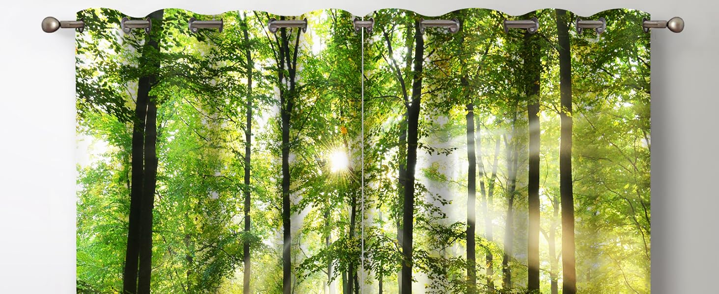Jekeno Forest Blackout Curtains