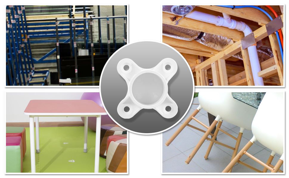 VYH 20Pack PVC Table Leg Cap Fittings, 3/4" PVC Table Leg Cap