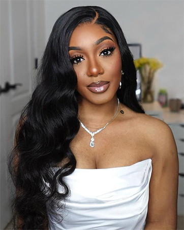 V PART WIG HUMAN HAIR