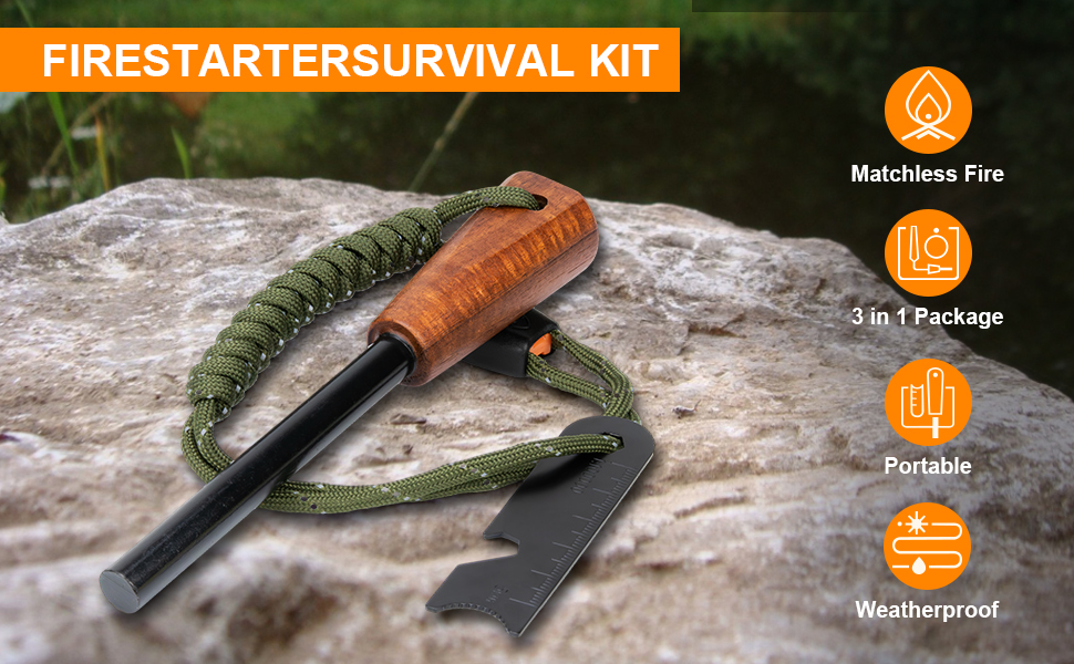 We use a solid wood handle made from natural wood
