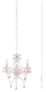 plug in chandelier