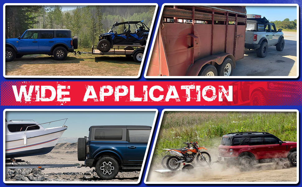 KSP 2" Bronco Trailer Hitch for Ford Bronco 2021 2022 2023