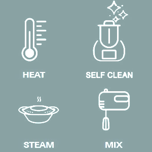 Zippi Multi Cooker, All-In-One Blender, Cooker, Steamer and Food Processor