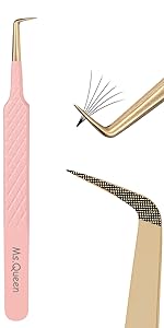 fiber tips lash tweezers