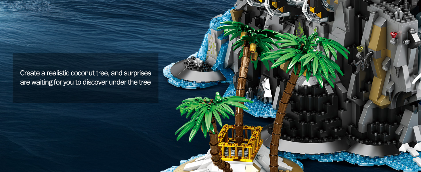 Reobrix Medieval Pirate Bay Building Set