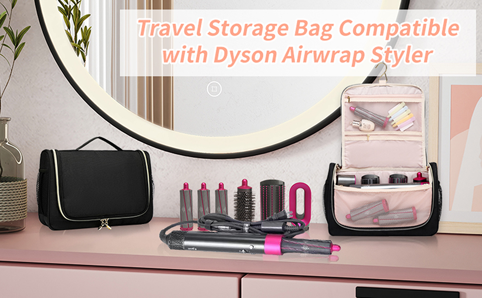 WITSTEP Travel Case for Dyson Airwrap, Padded Airwrap Travel Case Compatible with