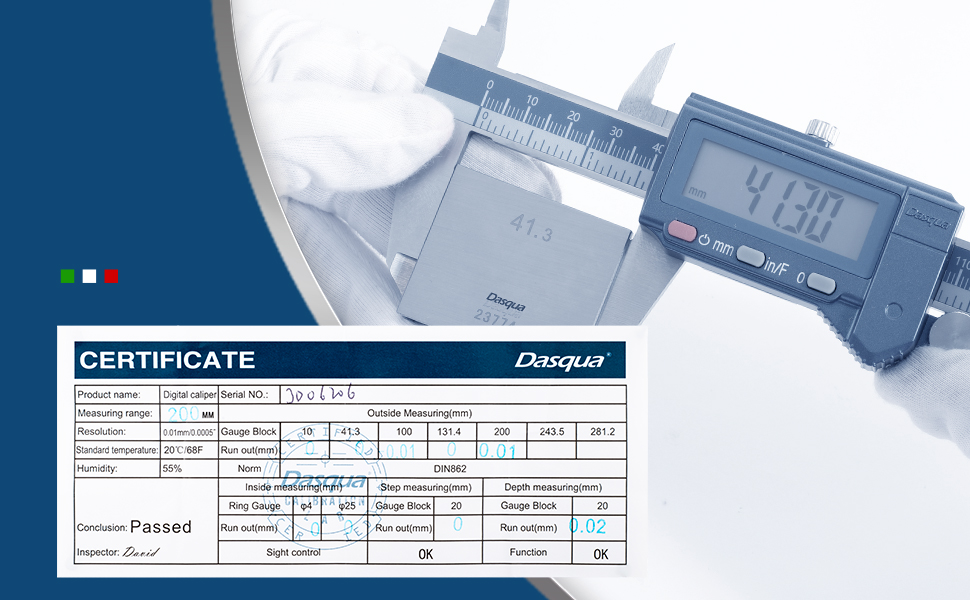 A Vernier Caliper Manufacturer – DASQUA High Accuracy Measuring Tool 6 Inch/150mm IP54 Waterproof Digital Micrometer With Calibration Certificate – DASQUA Manufacture And Factory | Dasqua