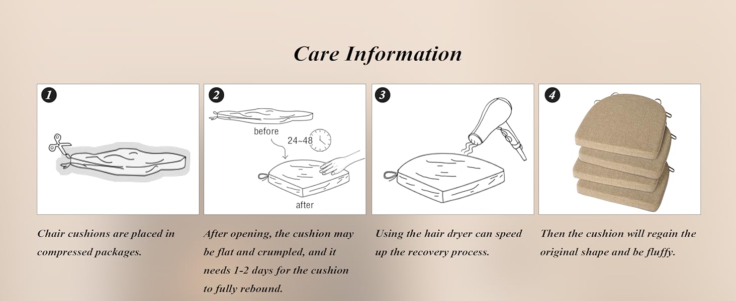 chair cushions