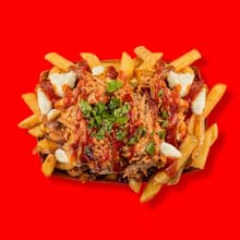 Poutine mit Fleisch