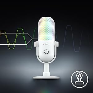 Amazon.co.jp: Razer レイザー Seiren V3 Chroma (White Edition