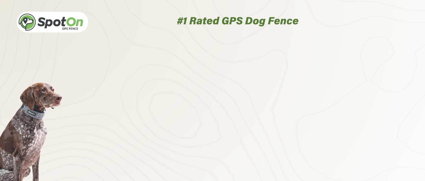 SpotOn GPS Dog Fence, App Based Wireless Dog Fence Collar