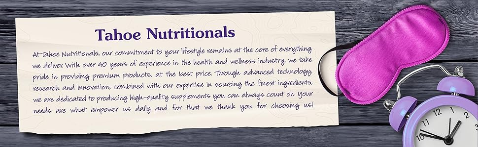 Tahoe Melatonin Footer