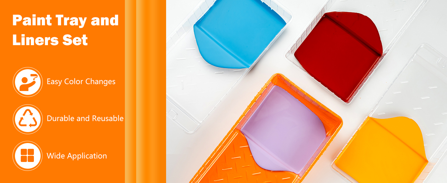 paint tray liner, paint roller tray