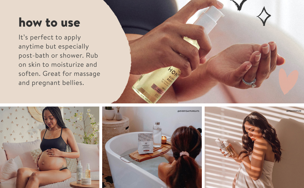 The Honest Company | Honest Mama | Glow On Body Oil