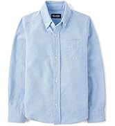 The Children's Place Boys' Long Sleeve Oxford Button Down Shirt