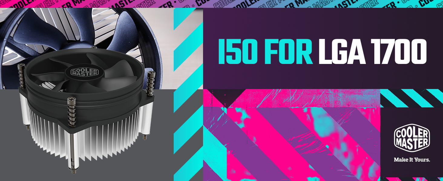 Cooler Master i50 CPU Air Cooling System for Intel LGA 1700 Sockets