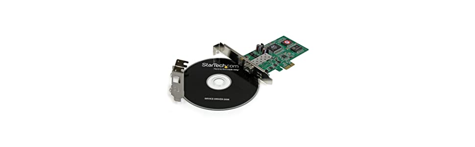 Amazon | StarTech.com PCI Express接続SFP対応GbE光ファイバー