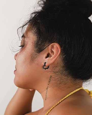 Sacina gothic goth punk earrings