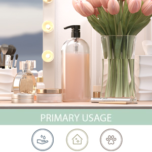 bar5f empty refillable pump bottles liter size 