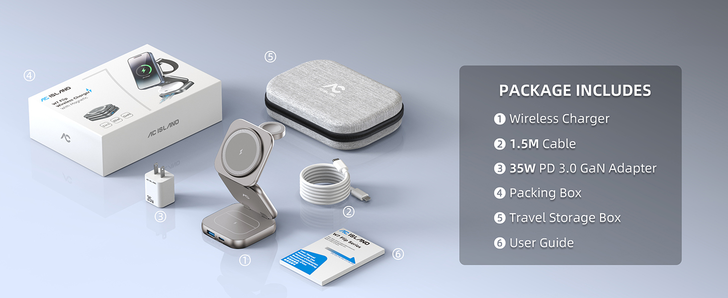 portable 3 in 1 charging station apple