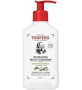 THAYERS Milky Hydrating Face Cleanser with Snow Mushroom, Hyaluronic Acid, Dermatologist Recommen...