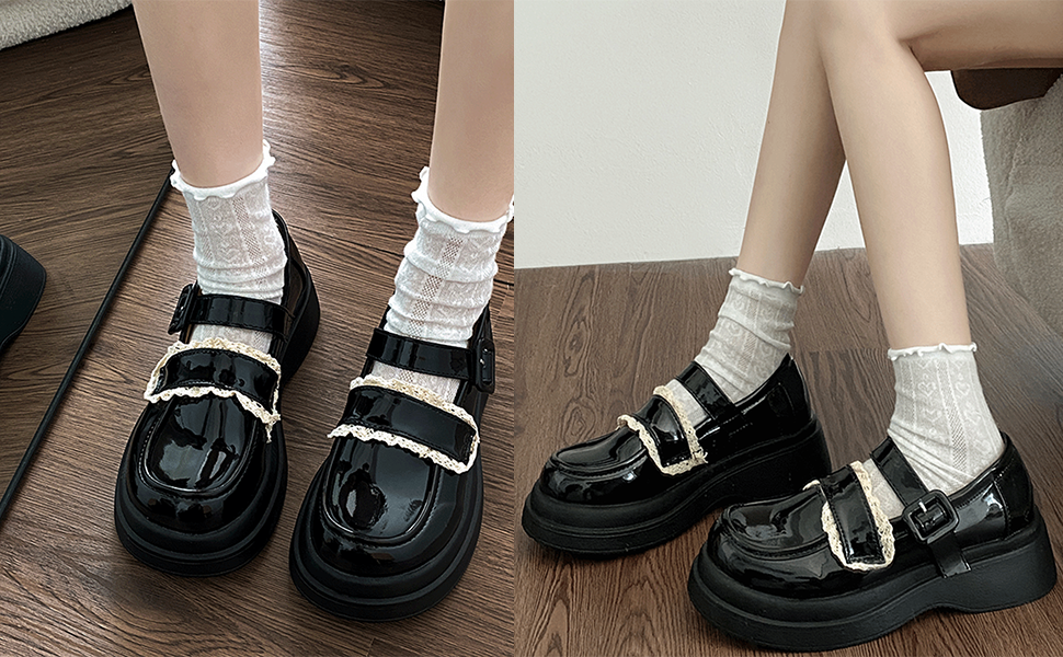靴 sculture sistercurie maryjaneshoes y2k 靴 sculture sistercurie maryjaneshoes y2k Thick Bottom Mary