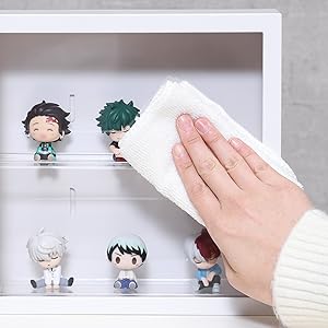 別注品/壁掛けコレクションBOX(45×45×D15cm) 壁掛け キューブボックスα 壁掛けタイプ 透明扉付き