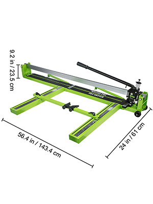 VEVOR Coupe-carrelage Manuel TG-02-1,2m Coupeur De Carrelage Manuel Pour Couper Les Materiaux En Pierre Y Compris Les Carreaux De Sol Normaux/les Carreaux Polis 20 Coupe-Carreaux Manuel de 1200 mm
