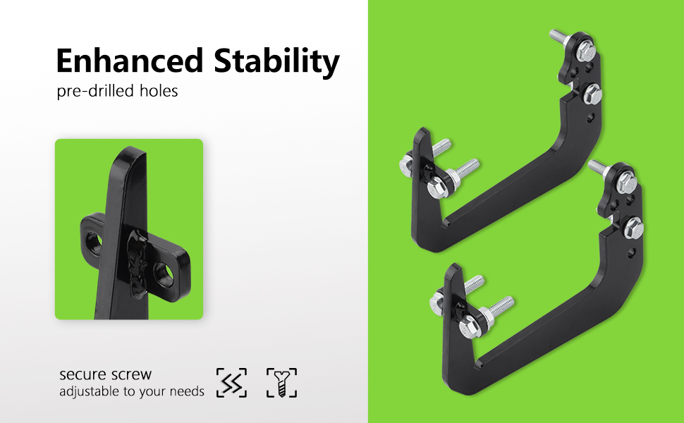 SPARKWHIZ RV Bumper Rack RV Bumper Storage Supports Heavy Duty RV Bumper Brackets fits 4