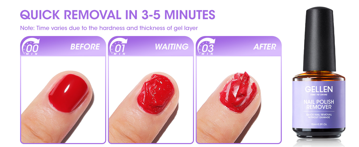 gel nail polish remover kit