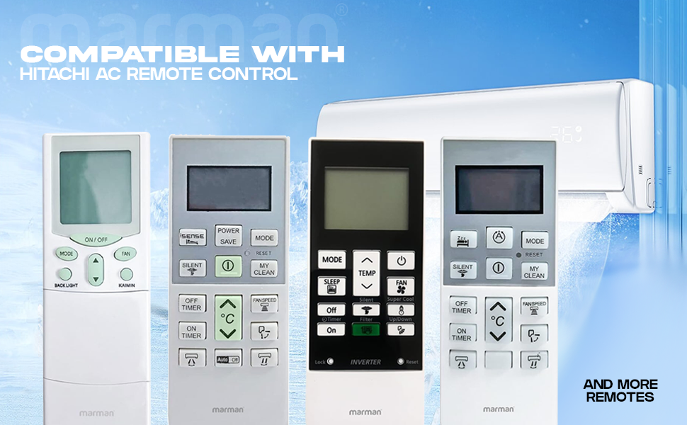 Review Marman® Compatible With Hitachi Ac Remote Original Suitable 10 Hitachi Ac Remote Original