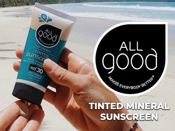 Amazon.com: All Good Sunscreen - Tinted Mineral Sunscreen