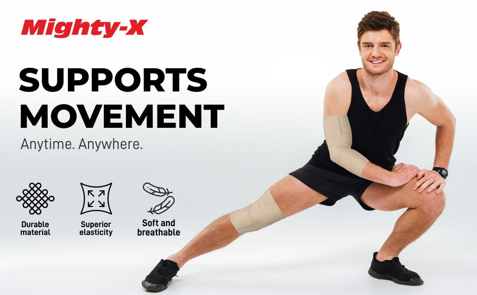 Premium Elastic Bandage Wrap (Pack of 4) 2x4” & 2x6