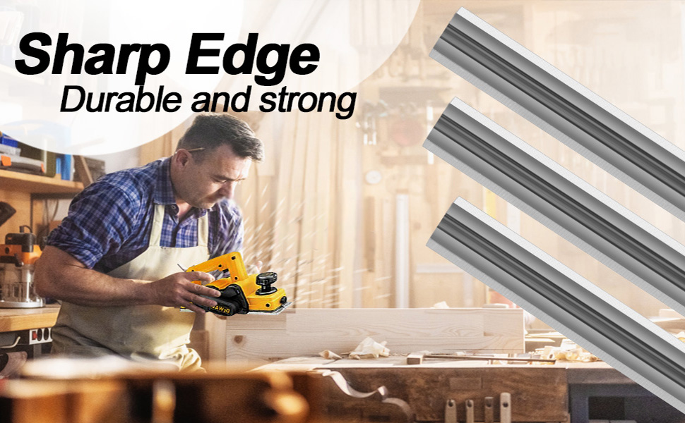 AOLAMIGOD 31/4 Inch Tungsten Carbide Portable Planer Blades Knives