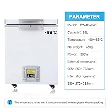 冷凍H20 ADL20 S20 112 ℉ 22L Ultra-Low Temperature Freezer Lab Cryogenic
