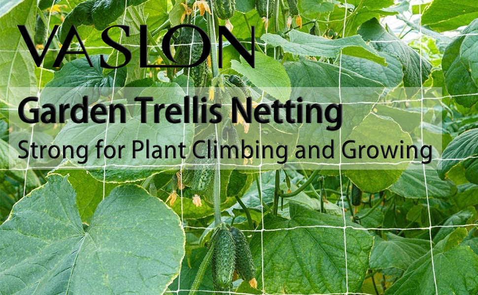 Garden Trellises 5*30ft Plant Trellis Netting for Climbing Plants, Cucumber, Tomato, Vegetables