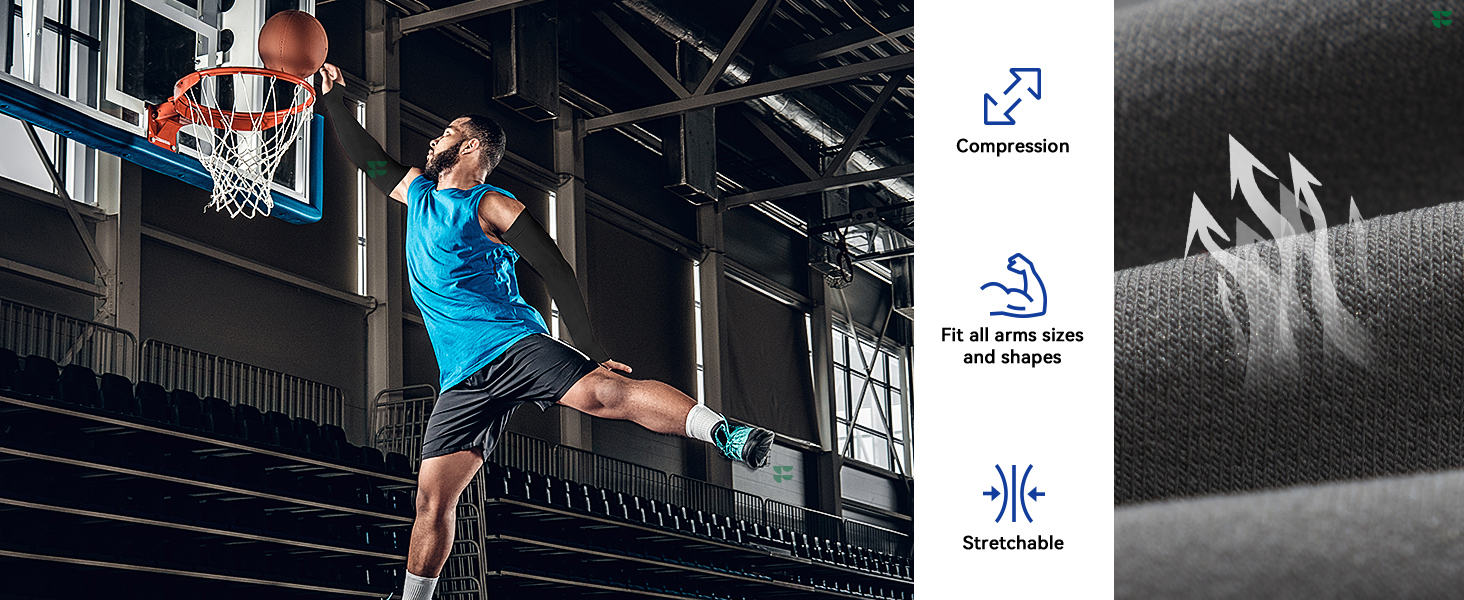 UV Sun Protection Arm Sleeves for Men & Women, UPF 50 Arm Cover for Biking,Cricket,Cycling, Golf