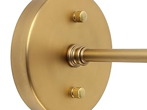 antique brass wall mount