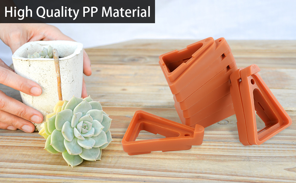  Pot Toes Plant Pot Feet Invisible Flower Pot Risers Potted Triangle Toes Potted Plant Stand Lifter