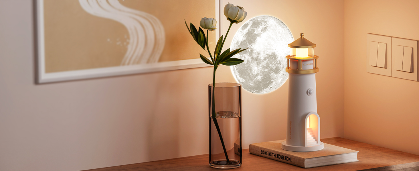 Lighthouse Moon Projector