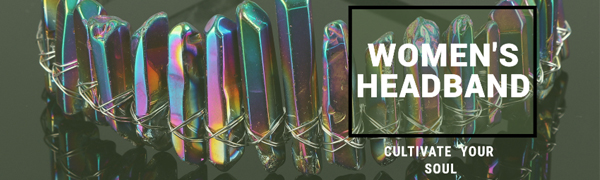 raw crystal quartz headband crown rhinestone crown hairband