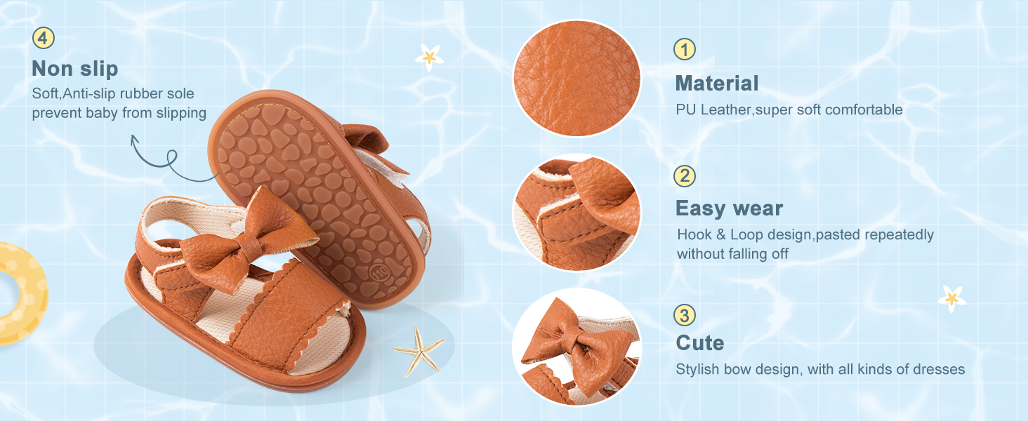 Baby Girl Bow Sandals