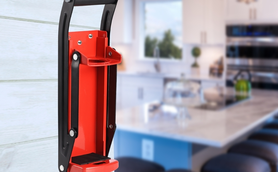 Can Crusher for Tall Cans, Wall Mounted Heavy Duty Can Crusher for