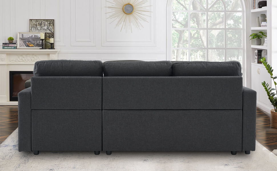Sleeper Sofa Bed Pull Out Couch Reversible Sectional Sofa