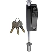 FIREFLYWEB Spring Loaded Latch pin Black Heavy Duty Sliding Bolt Marine Grade,Barrel Bolt Thicken...