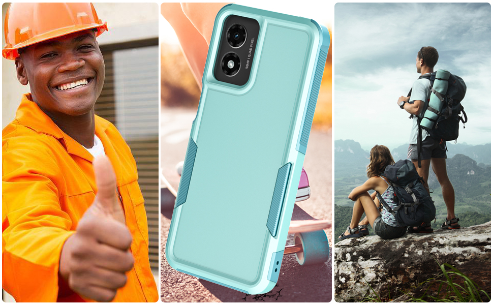Motorola Moto G Play 2024 Case Mint Green 02