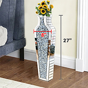 crush diamond vase