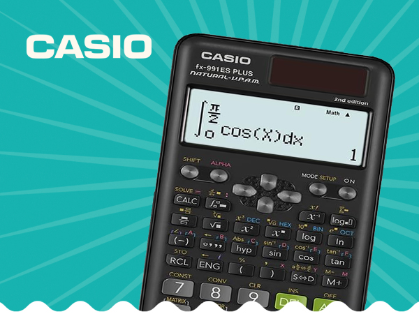 Casio Fx-991ES Plus 2nd Edition Con Custodia Protettiva - Calcolatrice Scientifica 417 Funzioni
